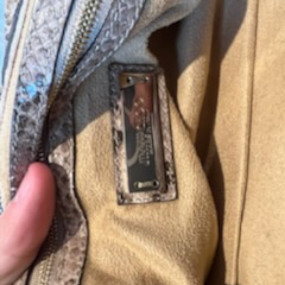 Python Skin Jimmy Choo Handbag - Picture 7 of 9